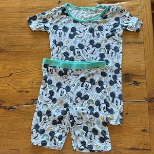 Little Sleepies Mickey Mouse Short Sleeve PJs